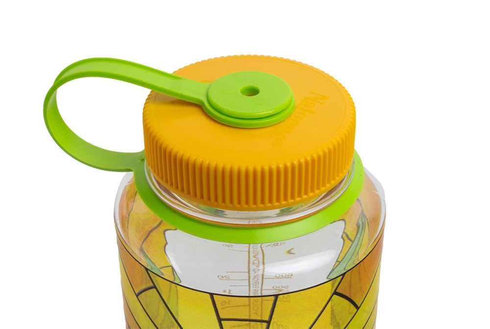 32oz Wide Mouth Stained Glass Print Bottles - US 8088