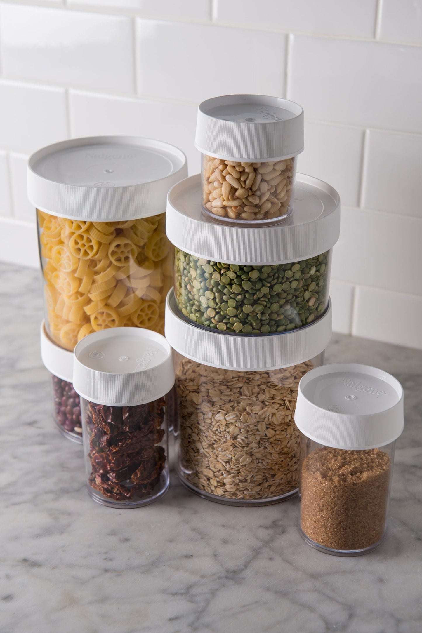 8oz Nalgene Stackable Storage Jars - Available in 4 sizes - US 9846
