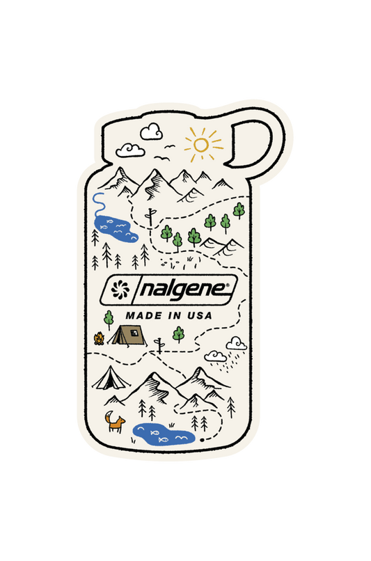 Nalgene Bottle Map Sticker - US 4755