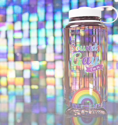 32oz Wide Mouth Pride Bottle - US 4120